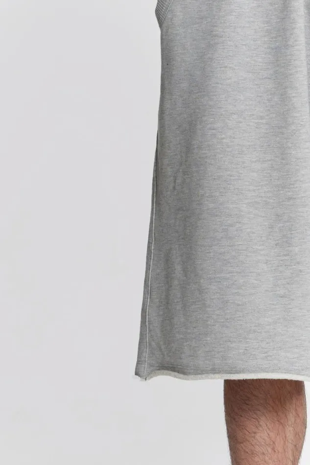 Men Jaded London Shorts and Jorts Grey Marl Colossus Jogger Shorts