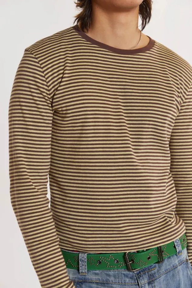 Men Jaded London TShirts Slouchy Long Sleeve Tee