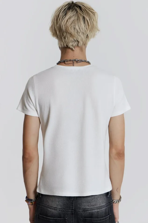 Men Jaded London TShirts Verse Waffle Tee