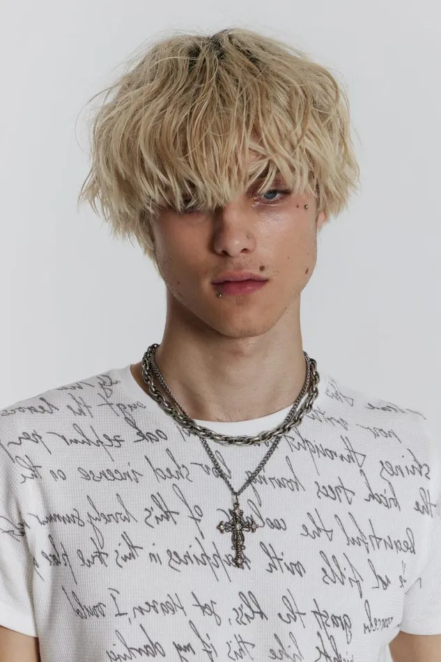 Men Jaded London TShirts Verse Waffle Tee