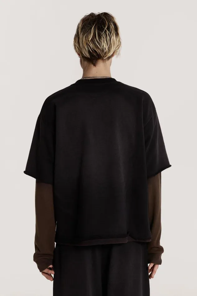 Men Jaded London TShirts Villain Layered Sweat