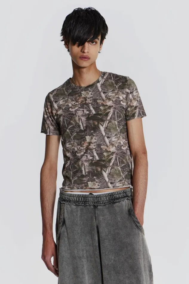 Men Jaded London TShirts Woodland Shrunken Tee