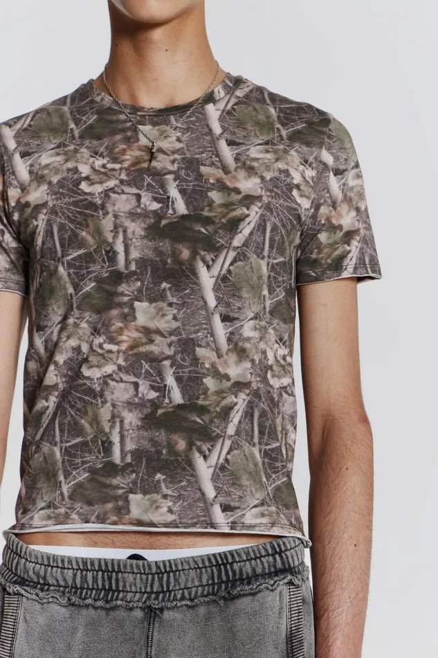 Men Jaded London TShirts Woodland Shrunken Tee