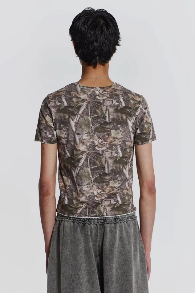 Men Jaded London TShirts Woodland Shrunken Tee