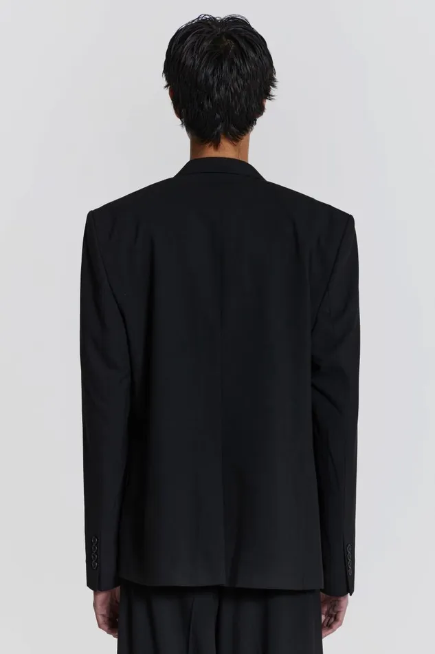 Men Jaded London Tailoring Black Goliath Blazer