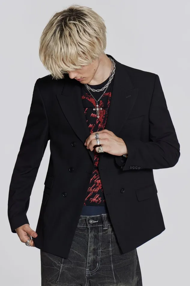 Men Jaded London Tailoring Black Goliath Blazer