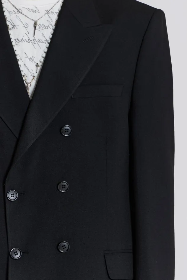 Men Jaded London Tailoring Black Goliath Blazer