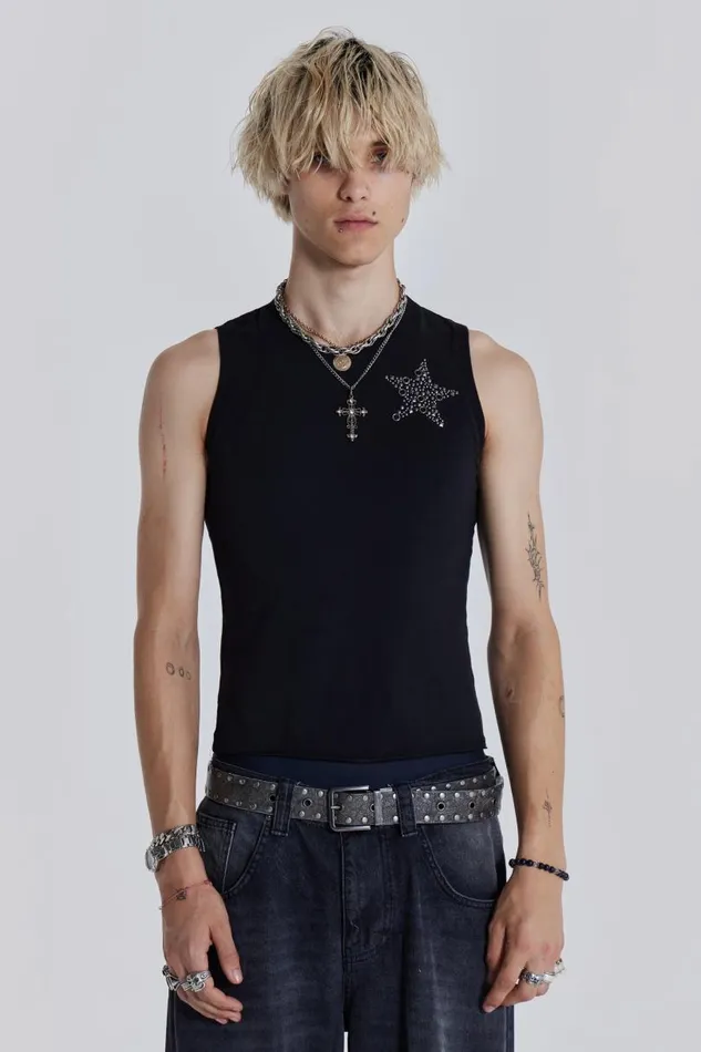 Men Jaded London Vests Cosmo Vest
