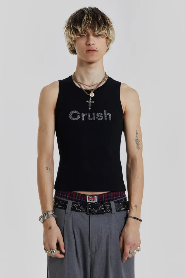 Men Jaded London Vests Crush Vest