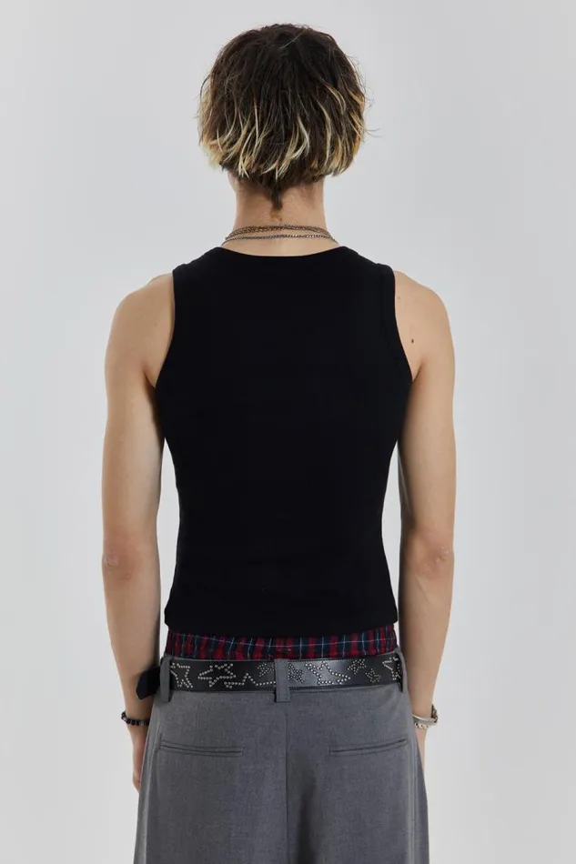 Men Jaded London Vests Crush Vest