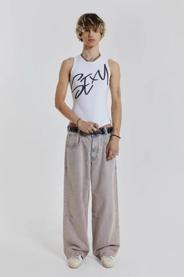 Men Jaded London Vests Sexy Vest