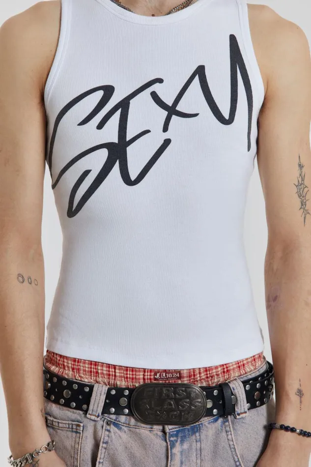 Men Jaded London Vests Sexy Vest