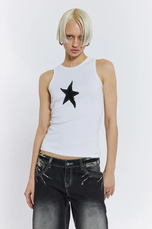 Men Jaded London Vests Starstruck Vest