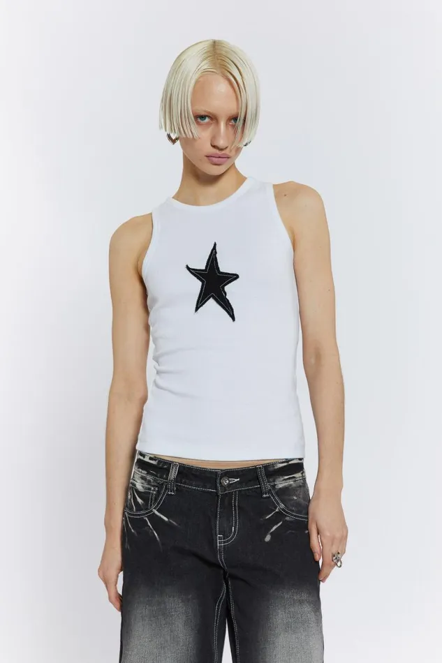 Men Jaded London Vests Starstruck Vest