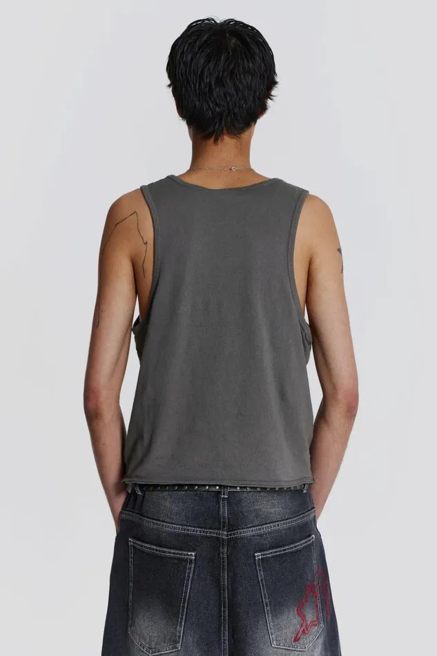 Men Jaded London Vests Subtract Vest
