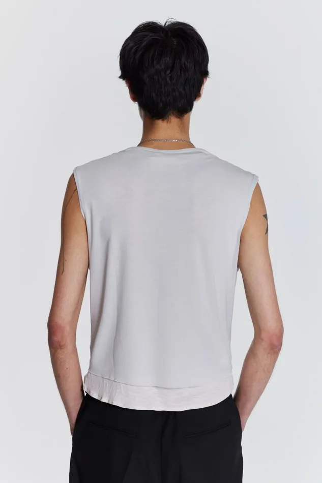 Men Jaded London Vests Surge Layered Tank