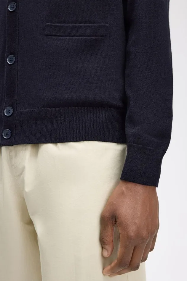 Men Knitwear Fred Perry Classic Cardigan Navy