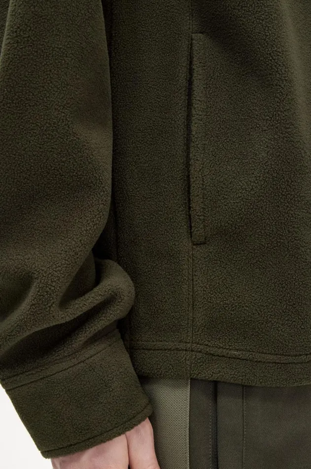 Men Overshirts Fred Perry Fleece Overshirt Hunting Greenchampagnechampagne