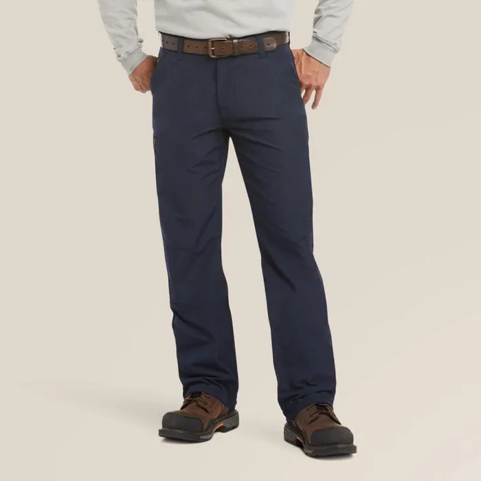 Men Pants and Shorts Ariat FR M4 Relaxed DuraLight Ripstop Boot Cut Pant Navy