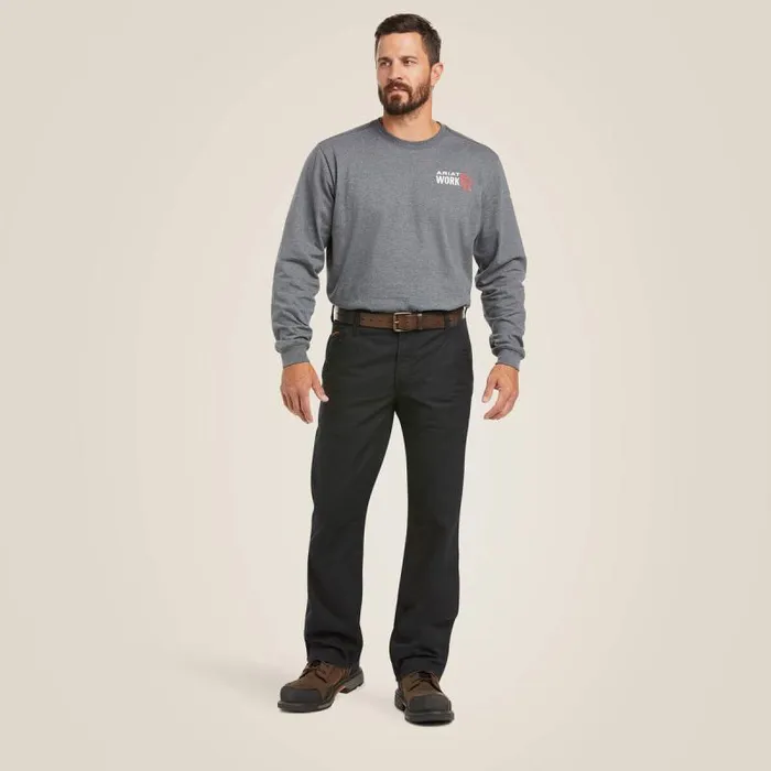 Men Pants and Shorts Ariat FR M4 Relaxed Workhorse Boot Cut Pant Black Men Pants and Shorts Ariat FR M4 Relaxed Workhorse Boot Cut Pant Black