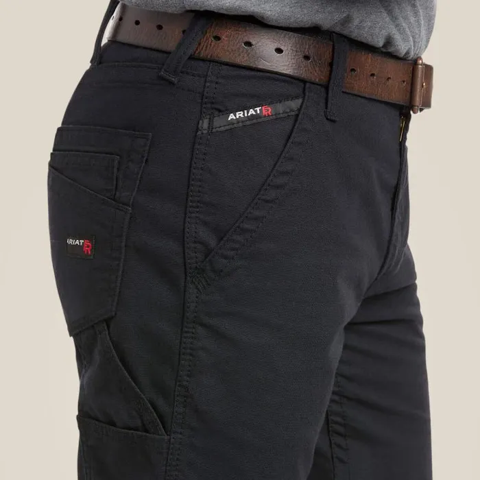 Men Pants and Shorts Ariat FR M4 Relaxed Workhorse Boot Cut Pant Black Men Pants and Shorts Ariat FR M4 Relaxed Workhorse Boot Cut Pant Black