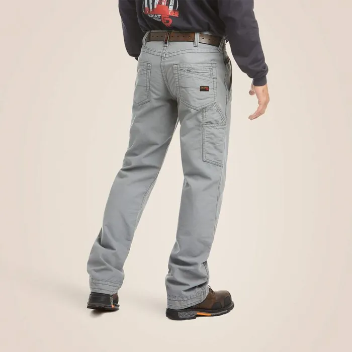 Men Pants and Shorts Ariat FR M4 Relaxed Workhorse Boot Cut Pant Fr Medium Gray Men Pants and Shorts Ariat FR M4 Relaxed Workhorse Boot Cut Pant Fr Medium Gray