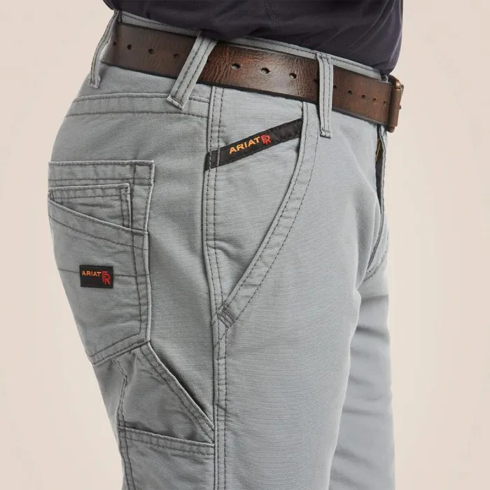 Men Pants and Shorts Ariat FR M4 Relaxed Workhorse Boot Cut Pant Fr Medium Gray Men Pants and Shorts Ariat FR M4 Relaxed Workhorse Boot Cut Pant Fr Medium Gray