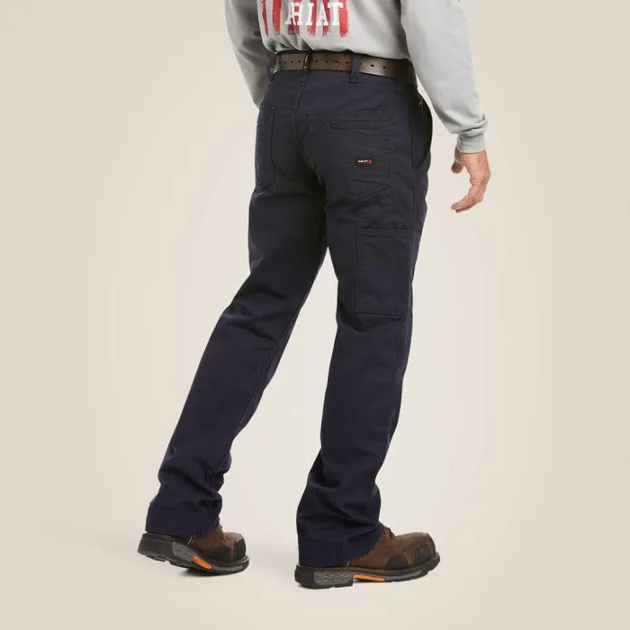 Men Pants and Shorts Ariat FR M4 Relaxed Workhorse Boot Cut Pant Navy