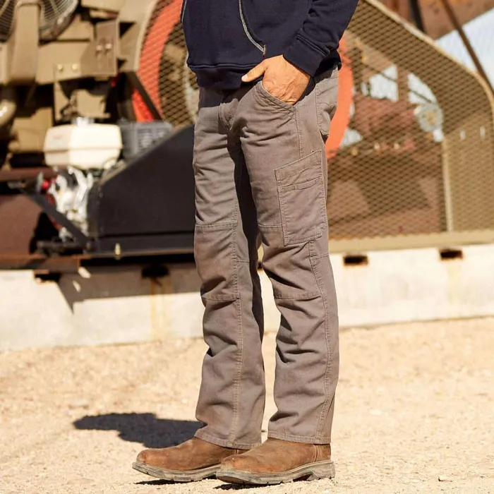 Men Pants and Shorts Ariat FR M5 Stretch DuraLight Canvas Stackable Straight Leg Pant Iron Gray