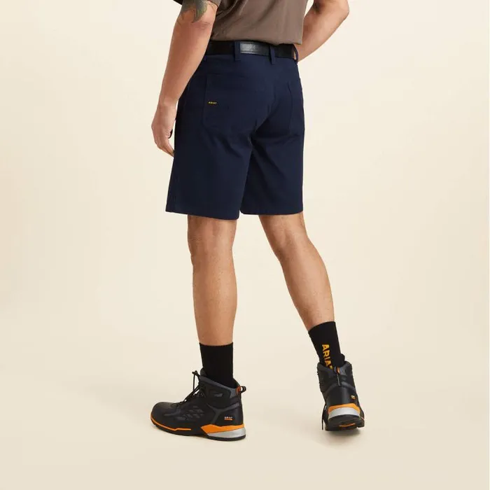 Men Pants and Shorts Ariat Rebar DuraStretch Made Tough 10034 Short Navy Men Pants and Shorts Ariat Rebar DuraStretch Made Tough 10034 Short Navy