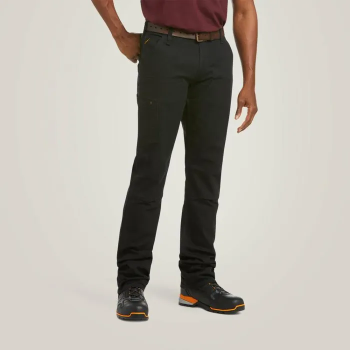 Men Pants and Shorts Ariat Rebar M4 Low Rise DuraStretch Made Tough Double Front Stackable Straight Leg Pant Black Men Pants and Shorts Ariat Rebar M4 Low Rise DuraStretch Made Tough Double Front Stackable Straight Leg Pant Black