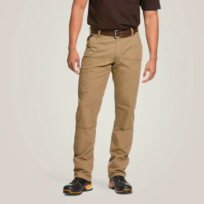 Men Pants and Shorts Ariat Rebar M4 Low Rise DuraStretch Made Tough Double Front Stackable Straight Leg Pant Field Khaki Men Pants and Shorts Ariat Rebar M4 Low Rise DuraStretch Made Tough Double Front Stackable Straight Leg Pant Field Khaki