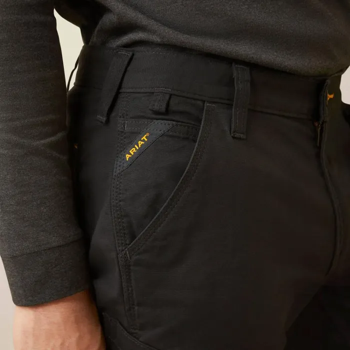 Men Pants and Shorts Ariat Rebar M5 Straight Made Tough Knee Guardian Straight Black Men Pants and Shorts Ariat Rebar M5 Straight Made Tough Knee Guardian Straight Black