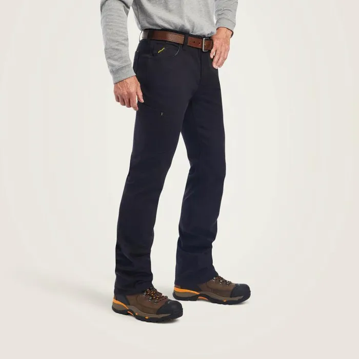 Men Pants and Shorts Ariat Rebar M7 DuraStretch Made Tough Straight Pant Black