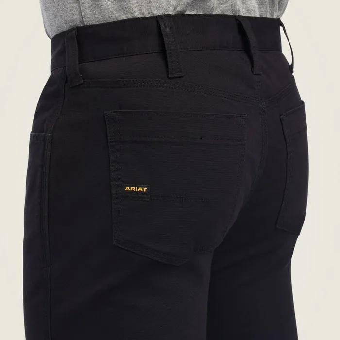 Men Pants and Shorts Ariat Rebar M7 DuraStretch Made Tough Straight Pant Black Men Pants and Shorts Ariat Rebar M7 DuraStretch Made Tough Straight Pant Black