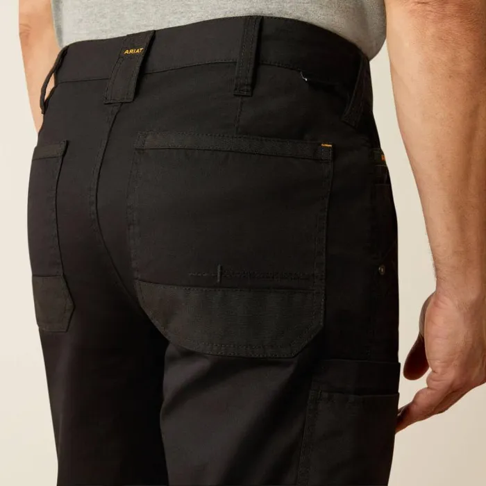 Men Pants and Shorts Ariat Rebar M7 Slim Cordura Twill Cargo Straight Pant Black Men Pants and Shorts Ariat Rebar M7 Slim Cordura Twill Cargo Straight Pant Black
