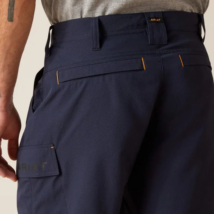 Men Pants and Shorts Ariat Rebar WorkFlow Ultralight Short Navy
