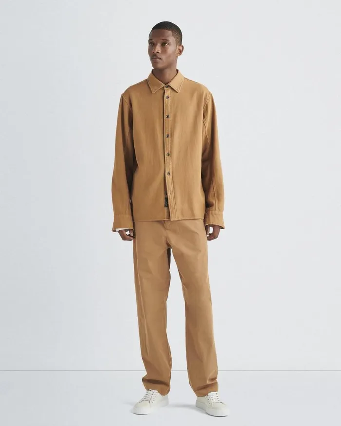 Men Pants Rag 038 Bone Bradford Cotton Pant Ermine