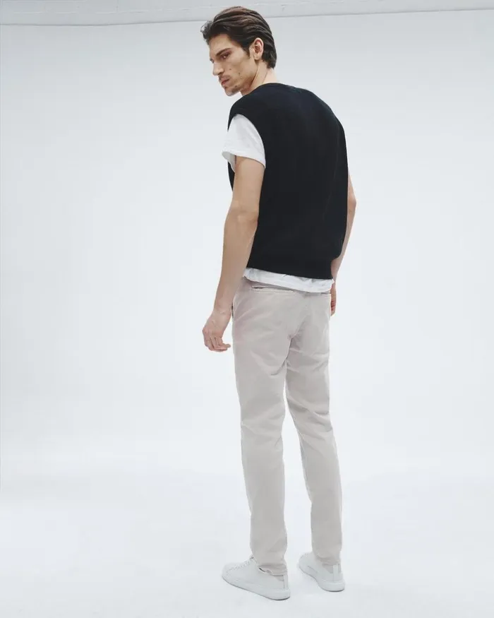 Men Pants Rag 038 Bone Fit 2 Stretch Twill Chino Dark Grey
