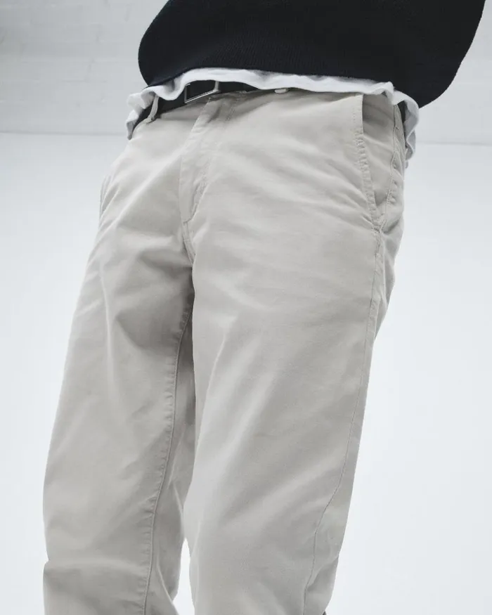 Men Pants Rag 038 Bone Fit 2 Stretch Twill Chino Dark Grey