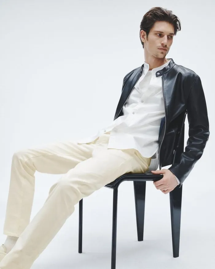 Men Pants Rag 038 Bone Fit 2 Stretch Twill Chino Pristine