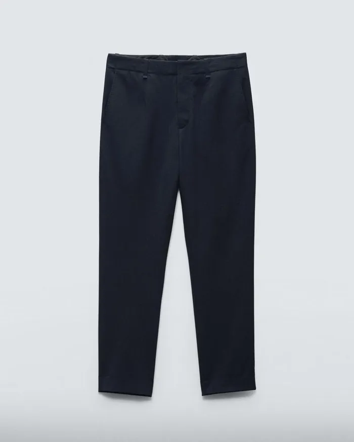 Men Pants Rag 038 Bone Lennox Tropical Wool Trouser Navy