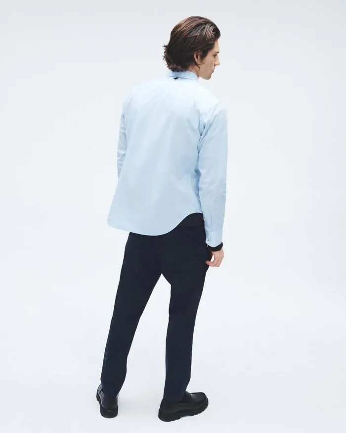 Men Pants Rag 038 Bone Lennox Tropical Wool Trouser Navy