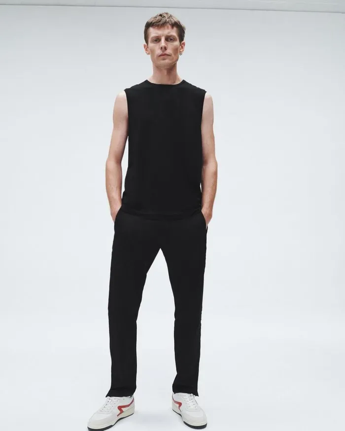 Men Pants Rag 038 Bone Pursuit Zander Technical Track Pant Black