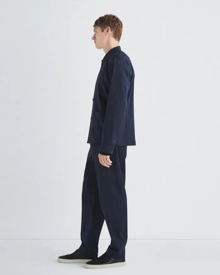 Men Pants Rag 038 Bone Shift Cotton Sateen Trouser Navy