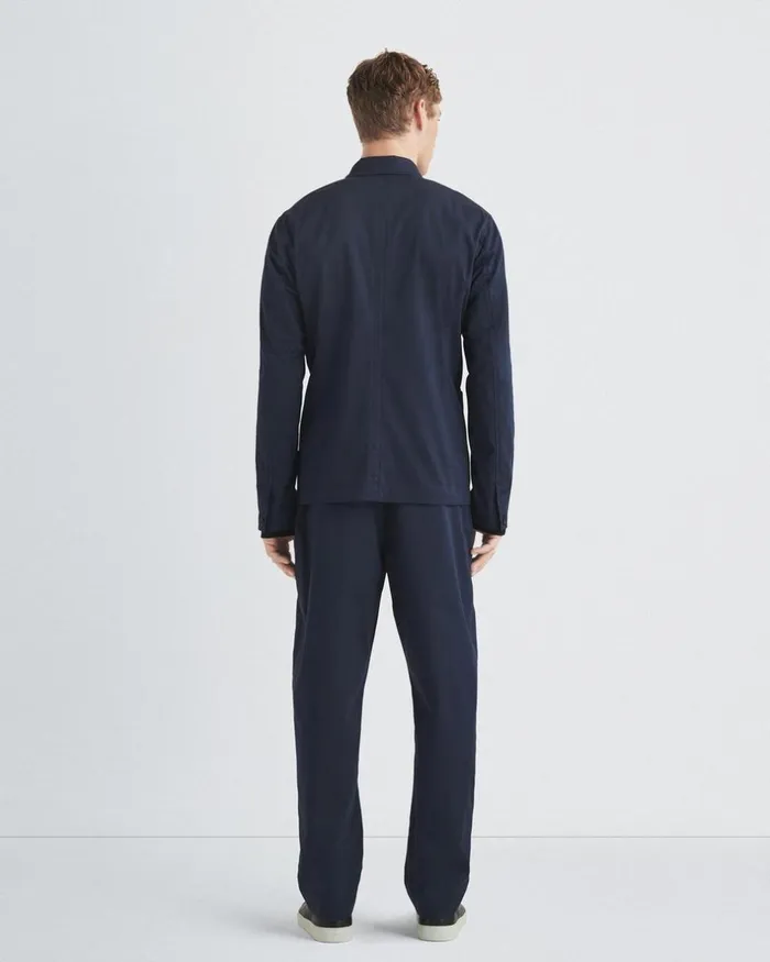 Men Pants Rag 038 Bone Shift Cotton Sateen Trouser Navy