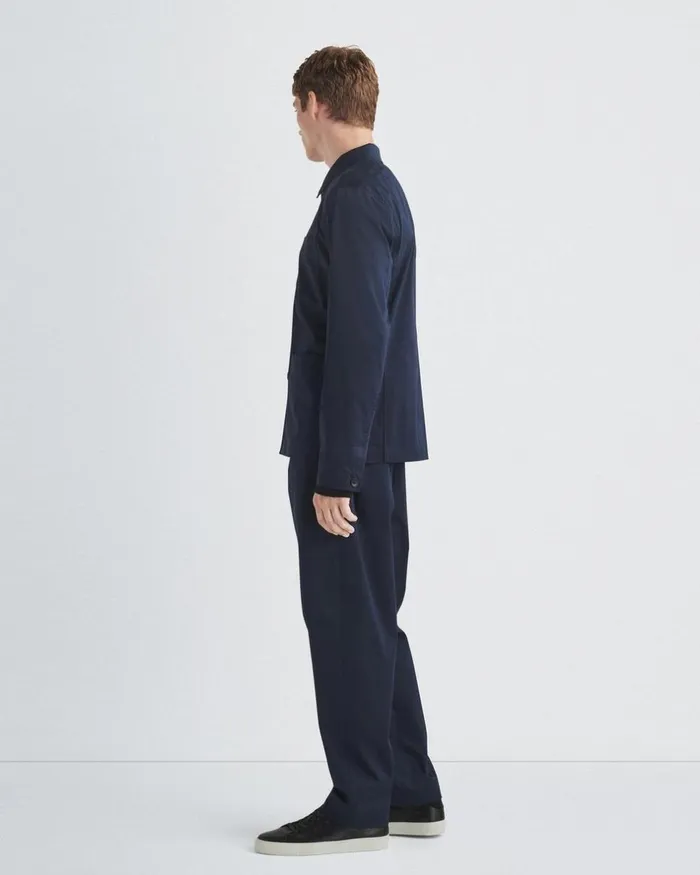 Men Pants Rag 038 Bone Shift Cotton Sateen Trouser Navy