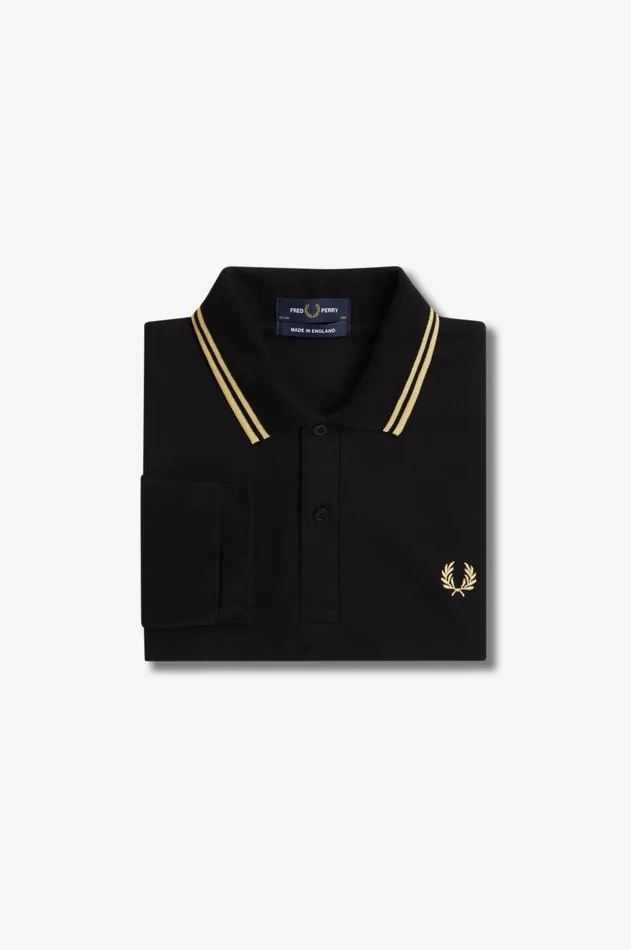 Men Polo Shirts Fred Perry M1212 Blackchampagnechampagne