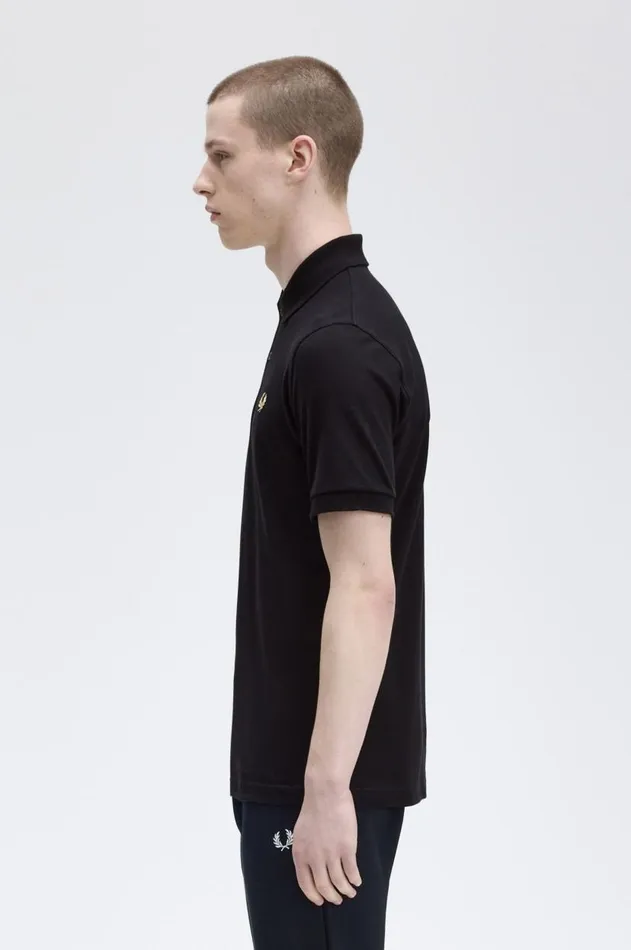 Men Polo Shirts Fred Perry M3 Blackchampagne