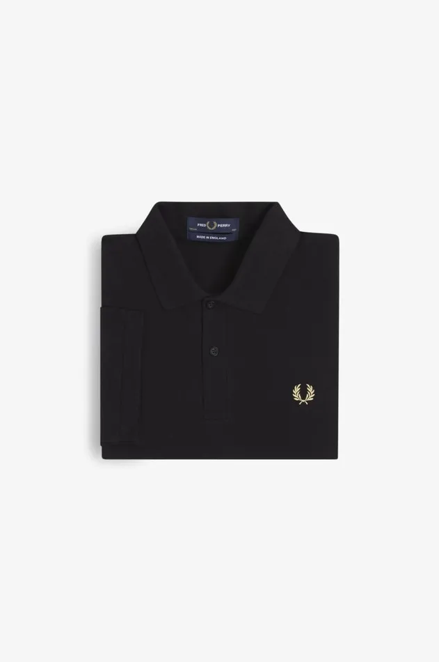 Men Polo Shirts Fred Perry M3 Blackchampagne